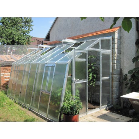 SZKLARNIA OGRODOWA VARIUS D JEDNOSKRZYDŁOWE DRZWI 4,5 SZKŁO 4mm 9,6m2