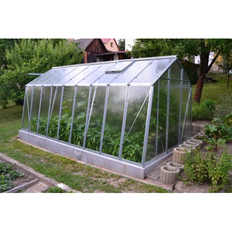 SZKLARNIA OGRODOWA HOBBY H 6/7,5 SZKŁO 4mm 18,4m2