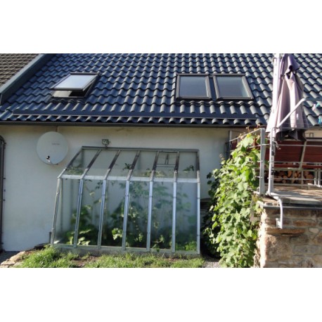 SZKLARNIA OGRODOWA VARIUS C6 JEDNOSKRZYDŁOWE DRZWI SZKŁO 4mm 9m2